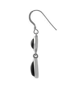 Sterling Silver and Onyx Earrings