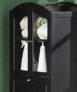 Black Arch Top Hamper