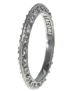 Tacori Platinum 1/5ct TDW Diamond Wedding Ring (G, VS)