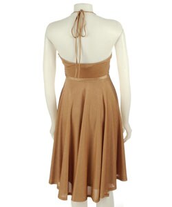 Betsey Johnson Sparkly Knit Halter Dress