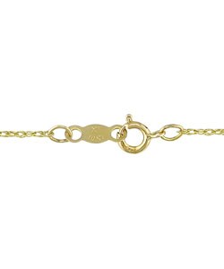 10k Yellow Gold Heart and Key Pendant
