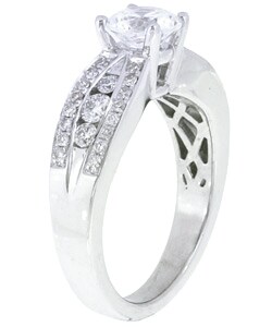 14k White Gold 1ct TDW Diamond Engagement Ring