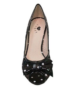 Adi Designs 1/2 Collection Polka Dot Peep Toe Pumps