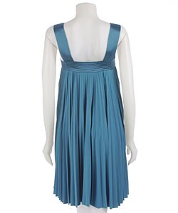 Donna Morgan Pleated Trapeze Dress