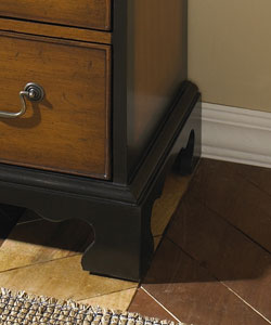 Hand-painted Espresso Accent Chest