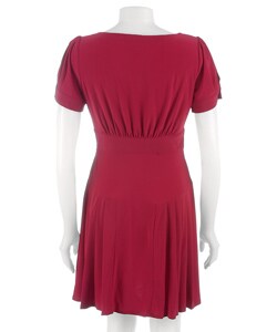 Essentials by A.B.S Knit Keyhole Dress