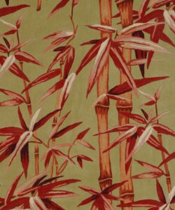 Handmade Bamboo Sage/ Rust New Zealand Wool Rug (4' x 6')