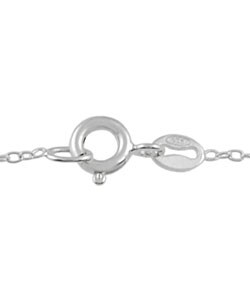 Sterling Silver Onyx Claddagh-style Necklace