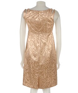 Donna Morgan Sleeveless Brocade Dress