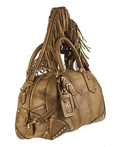 Prada Leather Bowler Bag with Fringe \u0026amp; Stud Detail - 10855252 ...