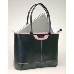 Nunzia Designer Tuscany Pink Women's Laptop Tote
