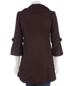 Moon Collection Women's Wool Bell Sleeve Jacket