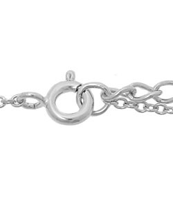 Sterling Silver Cut-out Cross Necklace