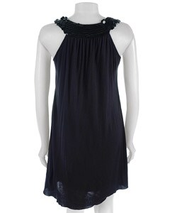 Matty M Sequined Neck Dress