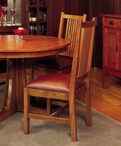 Mission Solid Oak Small Side Chair (Set of 2)