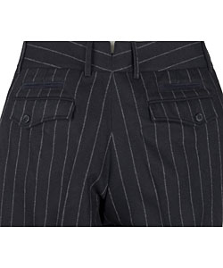 Dolce & Gabbana Men's Navy Stripe Wool Pants