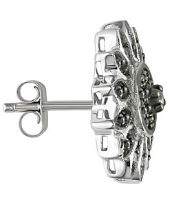 14k White Gold 1/4ct TDW Diamond Earrings (H, I1-I2)