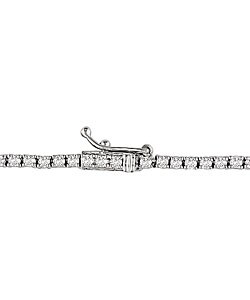 18k White Gold 3 1/2ct TDW Diamond Necklace (G-H-I, SI)