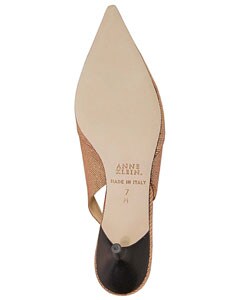 Anne Klein New York Lizard Print Slingback Pumps