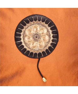 Tangerine and Olive Decorative Pillow Sham