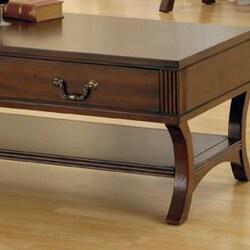 Curved Leg Coffee Table
