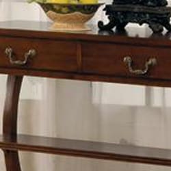 Curved Leg Console Table