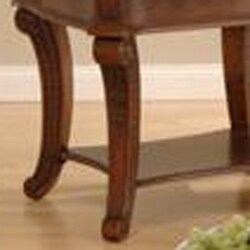 Checked Inlay End Table