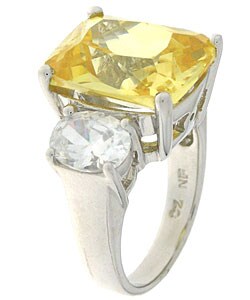 Canary Cz Ring