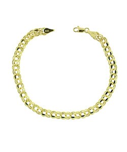14k Yellow Gold Charm Bracelet