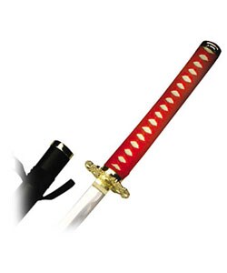 Stainless Steel Ninja Katana with Wood Scabbard