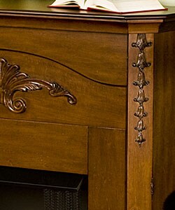 Concord Mahogany Gel Fuel Fireplace