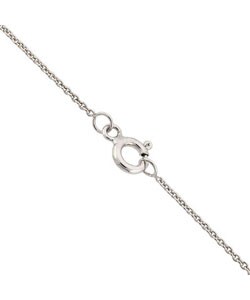 Glitzy Rocks Sterling Silver Garnet Heart Necklace
