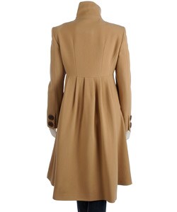 Marvin Richards Cashmere Blend Stand Collar Coat