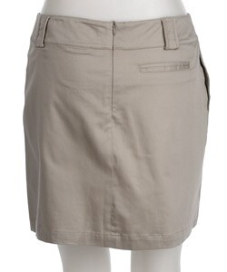 Verdina Zip-front Ladies' Skort with Self Fabric Shorts