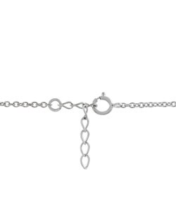 Sterling Silver CZ Cross Necklace