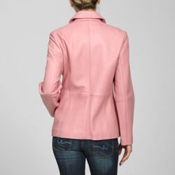 Liz Claiborne Leather Scuba Jacket