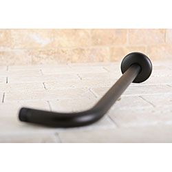 Oil-rubbed Bronze Victorian Showerhead and Arm