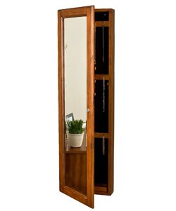 Carson Oak Jewelry Armoire