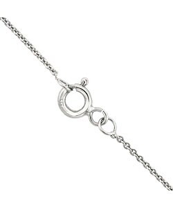 Sterling Silver 1/4ct TDW Diamond Circle Necklace (J, I2)