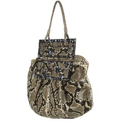 Fendi Brown Snakeskin 'To You' Medium-size Bag