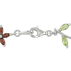 Sterling Silver Multi-Gemstone Bracelet