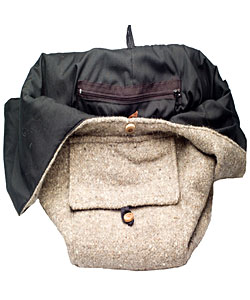 Handmade Lee Grey Handbag (Guatemala)