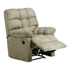 Wall Hugger Sage Green Microfiber Recliner Theater Chair