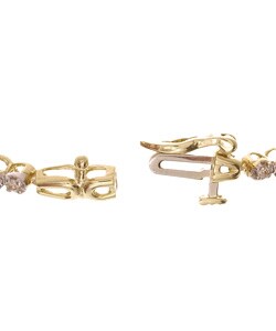 10k Gold 1/2ct Diamond Horseshoe Tennis Bracelet (I-J, I3)