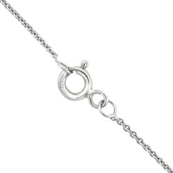 Stonique Creations Sterling Silver Orange Venetian Glass Heart Necklace