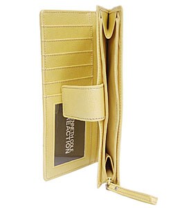 Kenneth Cole Reaction Women's Leather Clutch Tab Wallet