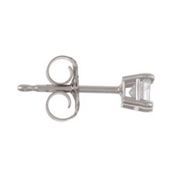 14k Gold 1/4ct TDW Princess-cut Traditional Diamond Stud Earrings (H-I, I1-I2)