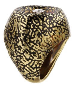 18k Yellow Gold 1/3ct TDW Diamond Cocktail Ring (I, VS1)