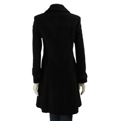 DKNY Women's Wool Cashmere Admiral Coat