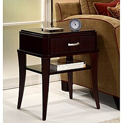 Manhattan Contemporary Espresso End Table